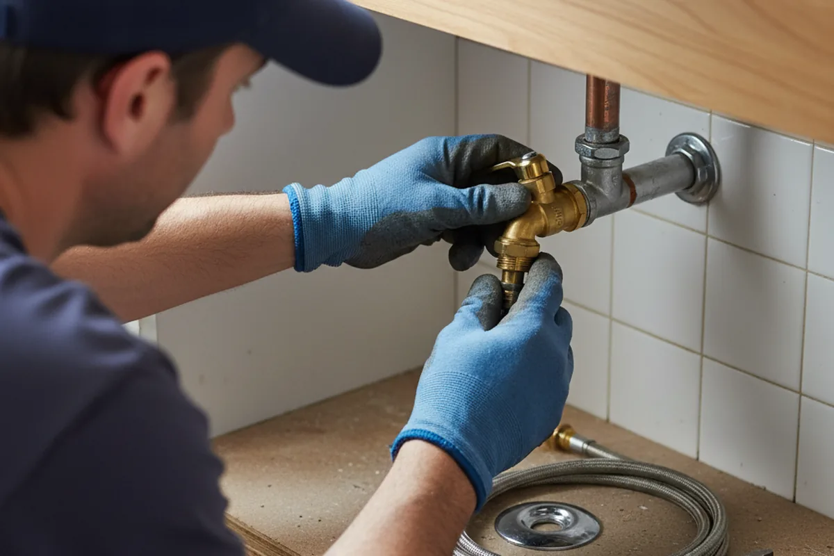 Shutoff valve and fitting work during Repiping in Henderson